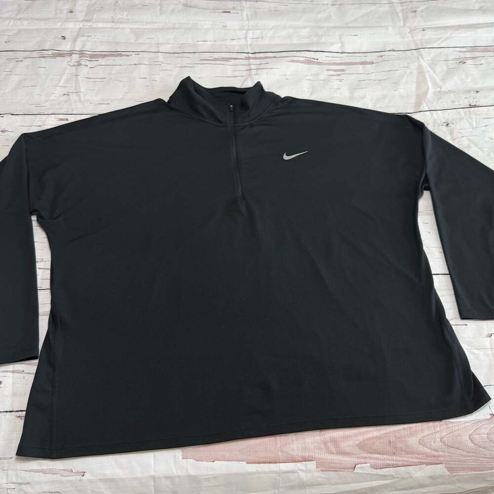 Nike Men's Dri-FIT Element 1/2-Zip Running Top Black Pullover